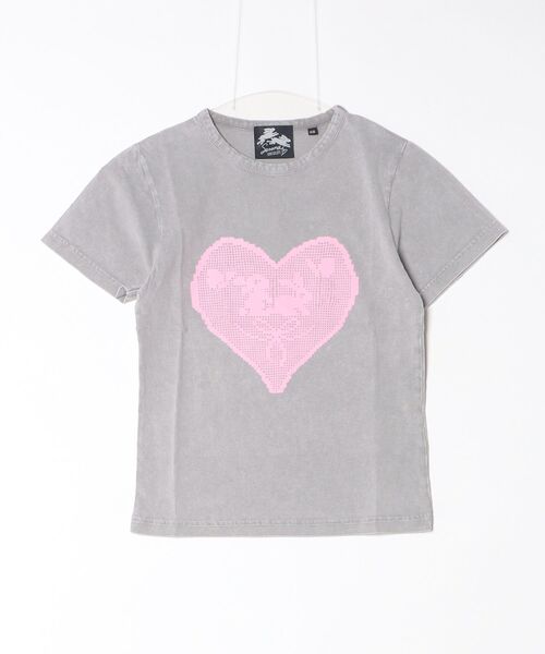 Carne Bollente(カルネボレンテ)の「carne bollente/カルネボレンテ/Lapins&Lace(Tシャツ/カットソー・レディース・グレー・XS/S)」の1枚目の写真