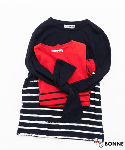 417 EDIFICE(フォーワンセブンエディフィス)の「BONNE SUITS Sailor Shirt / セーラーシャツ(Tシャツ/カットソー・メンズ・ブルー/レッド・LARGE/MEDIUM)」の8枚目の写真