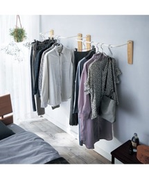 BELLE MAISON DAYS（ベルメゾンデイズ）の「ピンで簡単設置　どこでも壁付けハンガーバー（収納グッズ）」