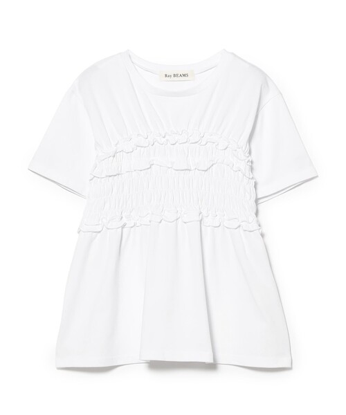 Ray BEAMS(レイビームス)の「【8/6 再値下げ】ビスチェ シャーリング Tシャツ(Tシャツ/カットソー・レディース・ブラック/ホワイト・ONE SIZE)」の10枚目の写真