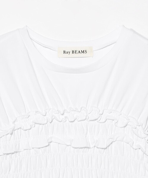 Ray BEAMS(レイビームス)の「【8/6 再値下げ】ビスチェ シャーリング Tシャツ(Tシャツ/カットソー・レディース・ブラック/ホワイト・ONE SIZE)」の11枚目の写真
