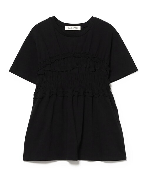Ray BEAMS(レイビームス)の「【8/6 再値下げ】ビスチェ シャーリング Tシャツ(Tシャツ/カットソー・レディース・ブラック/ホワイト・ONE SIZE)」の15枚目の写真