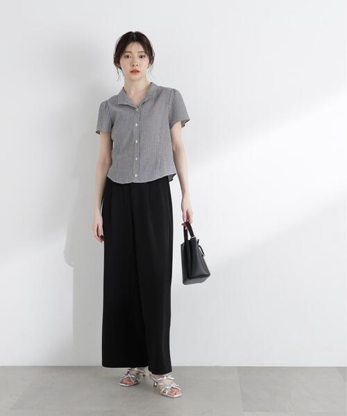 PROPORTION BODY DRESSING(プロポーションボディドレッシング)の「<a>カットジョーゼットイージーパンツ / 1216139403(その他パンツ・レディース・ブラック/ベージュ/ホワイト系その他・MEDIUM/P/S/SMALL)」の13枚目の写真