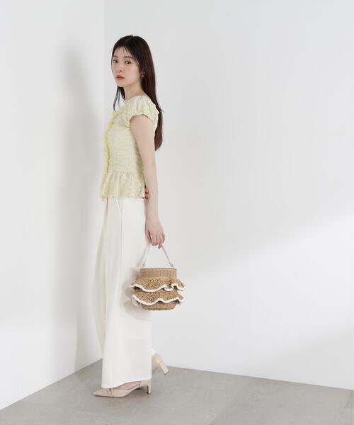 PROPORTION BODY DRESSING(プロポーションボディドレッシング)の「<a>カットジョーゼットイージーパンツ / 1216139403(その他パンツ・レディース・ブラック/ベージュ/ホワイト系その他・MEDIUM/P/S/SMALL)」の14枚目の写真