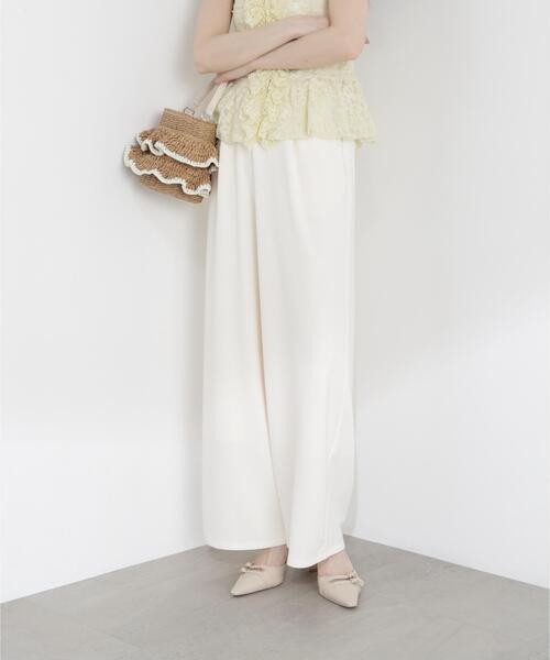 PROPORTION BODY DRESSING(プロポーションボディドレッシング)の「<a>カットジョーゼットイージーパンツ / 1216139403(その他パンツ・レディース・ブラック/ベージュ/ホワイト系その他・MEDIUM/P/S/SMALL)」の16枚目の写真