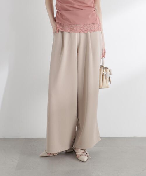 PROPORTION BODY DRESSING(プロポーションボディドレッシング)の「<a>カットジョーゼットイージーパンツ / 1216139403(その他パンツ・レディース・ブラック/ベージュ/ホワイト系その他・MEDIUM/P/S/SMALL)」の9枚目の写真