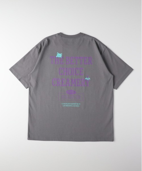 Right-on（ライトオン）の「Refurbish(リファービッシュ)グラフィック半袖Ｔシャツ（Tシャツ/カットソー・メンズ・ブラウン/ホワイト/ネイビー/ブラック/ターコイズブルー/グレー・XL/S/M/L）」の22枚目の写真