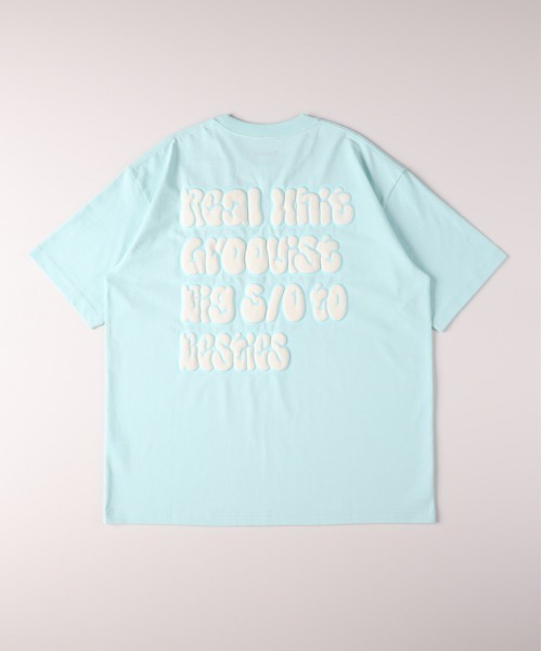 Right-on（ライトオン）の「Refurbish(リファービッシュ)グラフィック半袖Ｔシャツ（Tシャツ/カットソー・メンズ・ブラウン/ホワイト/ネイビー/ブラック/ターコイズブルー/グレー・XL/S/M/L）」の16枚目の写真