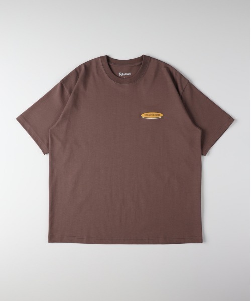 Right-on（ライトオン）の「Refurbish(リファービッシュ)グラフィック半袖Ｔシャツ（Tシャツ/カットソー・メンズ・ブラウン/ホワイト/ネイビー/ブラック/ターコイズブルー/グレー・XL/S/M/L）」の13枚目の写真