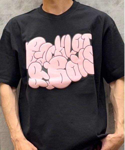 Right-on（ライトオン）の「Refurbish(リファービッシュ)グラフィック半袖Ｔシャツ（Tシャツ/カットソー・メンズ・ブラウン/ホワイト/ネイビー/ブラック/ターコイズブルー/グレー・XL/S/M/L）」の10枚目の写真