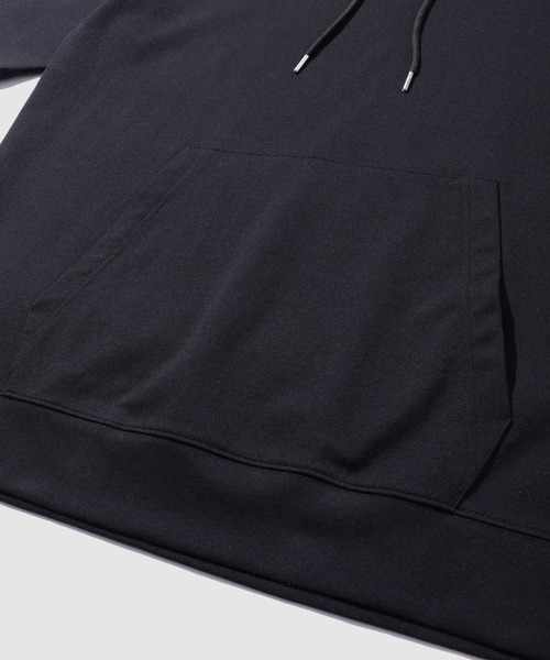 NAVY(ネイビー)の「【SARARI /サラリ】 接触冷感 プルオーバー パーカー(パーカー・メンズ・ブラック/グレー・S/M/L/XL)」の7枚目の写真