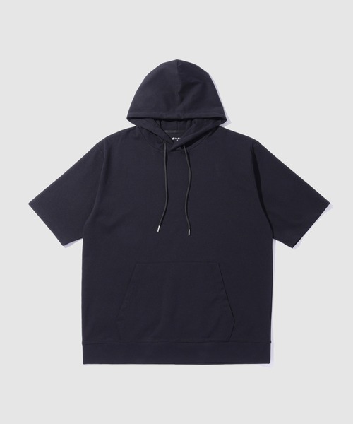 NAVY(ネイビー)の「【SARARI /サラリ】 接触冷感 プルオーバー パーカー(パーカー・メンズ・ブラック/グレー・S/M/L/XL)」の10枚目の写真
