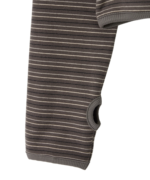 DANDEL（ダンデル）の「DD stripe trim hoodie zip-up (BROWN)（パーカー・レディース・その他・OS）」の5枚目の写真