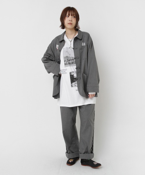 RNA(アールエヌエー)の「M2557 PINKMOTEL マルチフォトロンT(Tシャツ/カットソー・レディース・ホワイト/アッシュグレー・MEDIUM)」の10枚目の写真