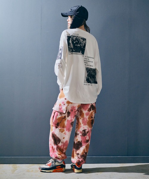 RNA(アールエヌエー)の「M2557 PINKMOTEL マルチフォトロンT(Tシャツ/カットソー・レディース・ホワイト/アッシュグレー・MEDIUM)」の22枚目の写真