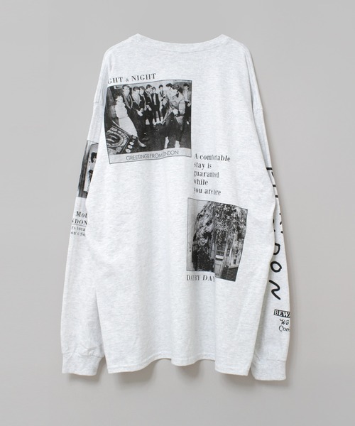 RNA(アールエヌエー)の「M2557 PINKMOTEL マルチフォトロンT(Tシャツ/カットソー・レディース・ホワイト/アッシュグレー・MEDIUM)」の9枚目の写真