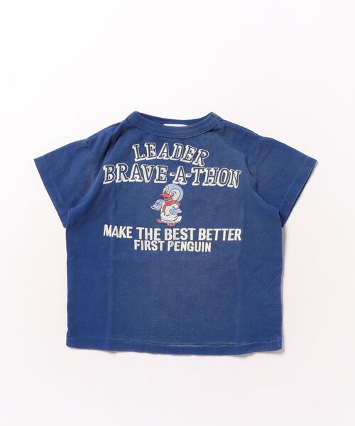 DENIM DUNGAREE(デニムダンガリー)の「Vintage Cotton Jersey PENNIE LEADER Tee(Tシャツ/カットソー・キッズ・ブルー/ブラック・115/125/105)」の6枚目の写真