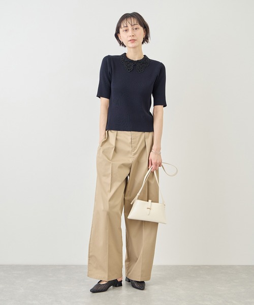ROPE' PICNIC(ロペピクニック)の「リンクルエナメルミニショルダーバッグ(ショルダーバッグ・レディース・ブルー系その他4/ブラック/キナリ・FREE)」の22枚目の写真