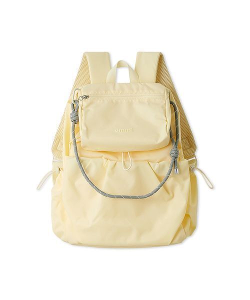 emmi(エミ)の「【ONLINE限定カラーあり】マルチユースバックパック(バックパック/リュック・レディース・ブラウン/イエロー/ベージュ/ブラック/オフホワイト/グレー・F)」の15枚目の写真