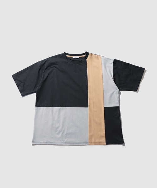 URBAN COLLECTION(アーバンコレクション)の「【URBANCOLLECTION/アーバンコレクション】天竺 異素材ブロック切り替え ルーズシルエット Tシャツ 接触冷感 吸水速乾 UVカット ストレッチ(Tシャツ/カットソー・メンズ・ホワイト系その他/ライトグレー系/グレー系その他・S/M/L/XL)」の16枚目の写真