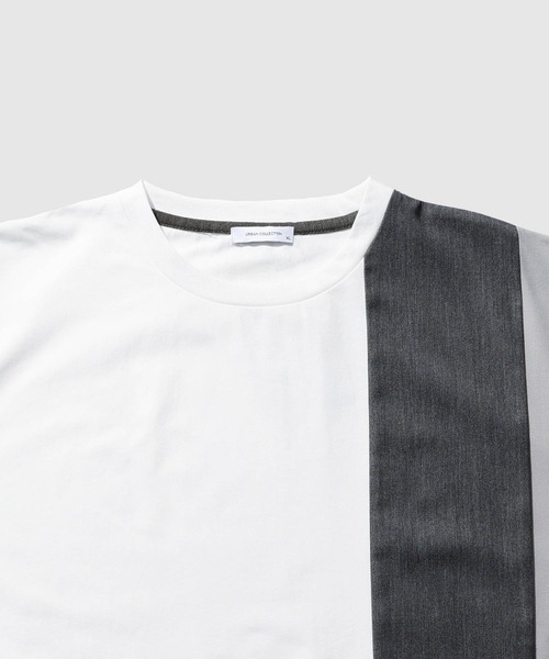 URBAN COLLECTION(アーバンコレクション)の「【URBANCOLLECTION/アーバンコレクション】天竺 異素材ブロック切り替え ルーズシルエット Tシャツ 接触冷感 吸水速乾 UVカット ストレッチ(Tシャツ/カットソー・メンズ・ホワイト系その他/ライトグレー系/グレー系その他・S/M/L/XL)」の18枚目の写真