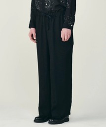markaware(�}�[�J�E�F�A)�́ymarka/�}�[�J�z���l���K�[�[�_�u���N���X ���C�h�V�����_�[�t�B�b�g�C�[�W�[�p���c / WIDE CYLINDER FIT EASY PANTS(�X���b�N�X)