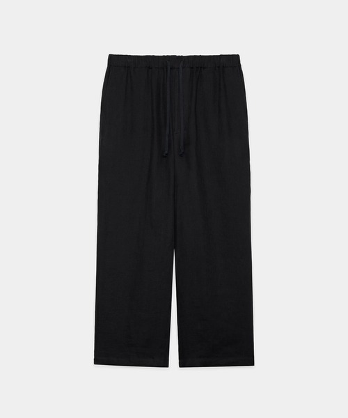markaware(マーカウェア)の「【marka/マーカ】リネンガーゼダブルクロス ワイドシリンダーフィットイージーパンツ / WIDE CYLINDER FIT EASY PANTS(スラックス・メンズ・ブラック/ダークグリーン・2/1)」の3枚目の写真