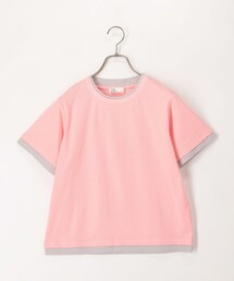 fredy couleur | ドライタッチ天竺レイヤード風配色Tee(Tシャツ/カットソー)