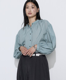 COMME CA Wardrobe | 綿ナイロンライトペーパータフタ シアーブラウス(シャツ/ブラウス)