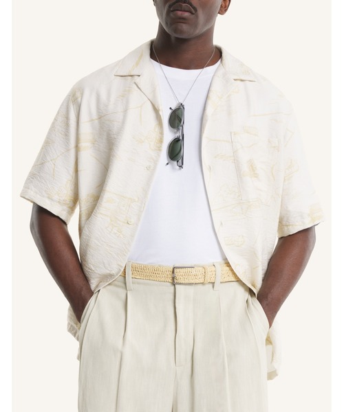 Maison Kitsune（メゾンキツネ）の「RAFFIA BELT（ベルト・メンズ・アイボリー・U）」の6枚目の写真