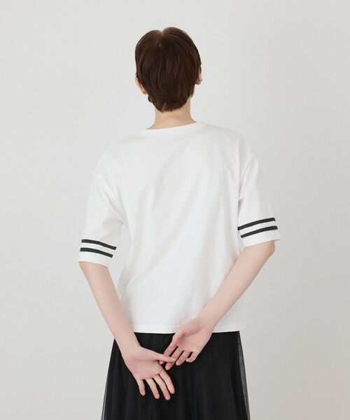 Diagram（ダイアグラム）の「カレッジロゴプリントTシャツ（Tシャツ/カットソー・レディース・ネイビー/ホワイト・36）」の19枚目の写真