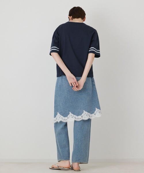 Diagram（ダイアグラム）の「カレッジロゴプリントTシャツ（Tシャツ/カットソー・レディース・ネイビー/ホワイト・36）」の6枚目の写真