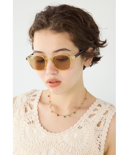 RODEO CROWNS WIDE BOWL(ロデオクラウンズワイドボウル)の「VINTAGE FRAME アイウェア(サングラス・レディース・ブラウン/ベージュ系その他/ブラック系その他・FREE)」の1枚目の写真