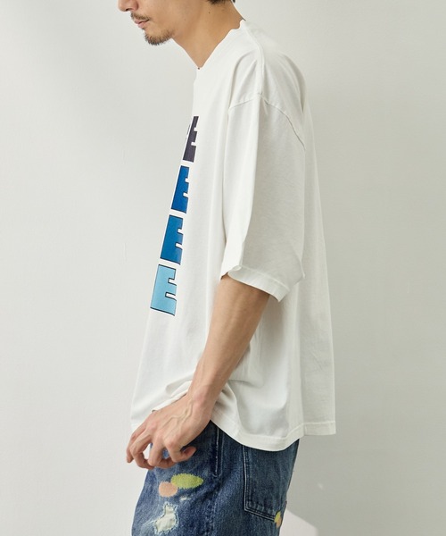 is-ness(イズネス)の「【is-ness/イズネス】RAVE T-SHIRT(Tシャツ/カットソー・メンズ・ホワイト・M/L)」の7枚目の写真