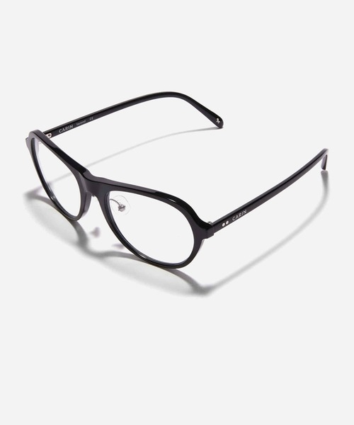 CARIN(カリン)の「CARIN(カリン) TAIVAS R+ メガネ(メガネ・レディース・ブラック/クリア/ライトブラウン/レオパード・FREE)」の5枚目の写真