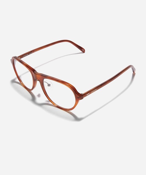 CARIN(カリン)の「CARIN(カリン) TAIVAS R+ メガネ(メガネ・レディース・ブラック/クリア/ライトブラウン/レオパード・FREE)」の7枚目の写真