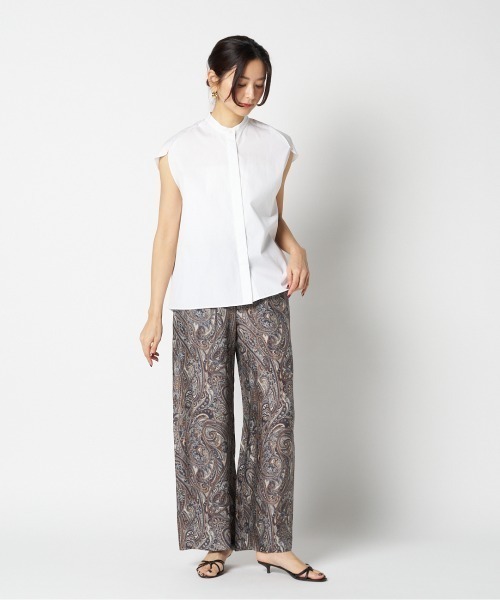 HELIOPOLE(エリオポール)の「IPEKER PRINTED EASY PANTS / イペカ プリント パンツ(その他パンツ・レディース・ネイビー・38/36)」の11枚目の写真