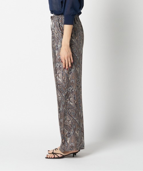 HELIOPOLE(エリオポール)の「IPEKER PRINTED EASY PANTS / イペカ プリント パンツ(その他パンツ・レディース・ネイビー・38/36)」の20枚目の写真