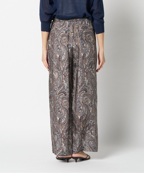 HELIOPOLE(エリオポール)の「IPEKER PRINTED EASY PANTS / イペカ プリント パンツ(その他パンツ・レディース・ネイビー・38/36)」の21枚目の写真