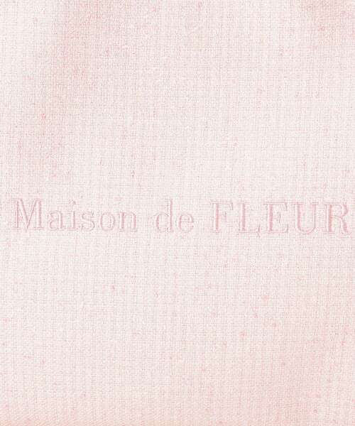Maison de FLEUR(メゾンドフルール)の「ツイードキャリーオントートバッグ(トートバッグ・レディース・ブラック/ピンク・FREE)」の22枚目の写真