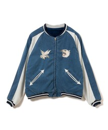 REMI RELIEF（レミレリーフ）の「【イベント限定】【別注】REMI RELIEF / Souvenir Jacket Tiger Indigo（スカジャン）」