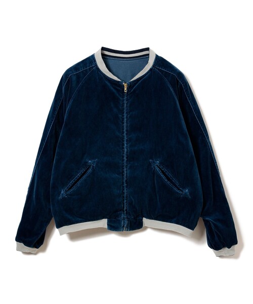 REMI RELIEF(レミレリーフ)の「【イベント限定】【別注】REMI RELIEF / Souvenir Jacket Tiger Indigo(スカジャン・メンズ・インディゴブルー・XX-LARGE/X-LARGE/LARGE/MEDIUM/SMALL)」の9枚目の写真