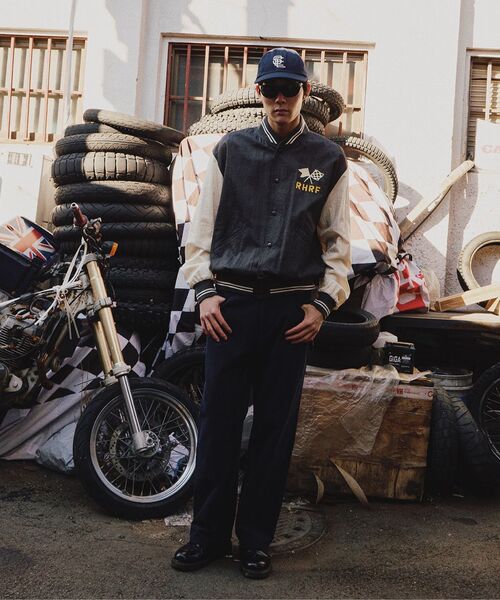 STANCE SEOUL(スタンス・ソウル)の「LIGHT BASEBALL JUMPER (BLACK & IVORY)(スタジャン・レディース・その他・SMALL/MEDIUM/LARGE)」の8枚目の写真