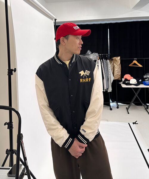 STANCE SEOUL(スタンス・ソウル)の「LIGHT BASEBALL JUMPER (BLACK & IVORY)(スタジャン・レディース・その他・SMALL/MEDIUM/LARGE)」の9枚目の写真