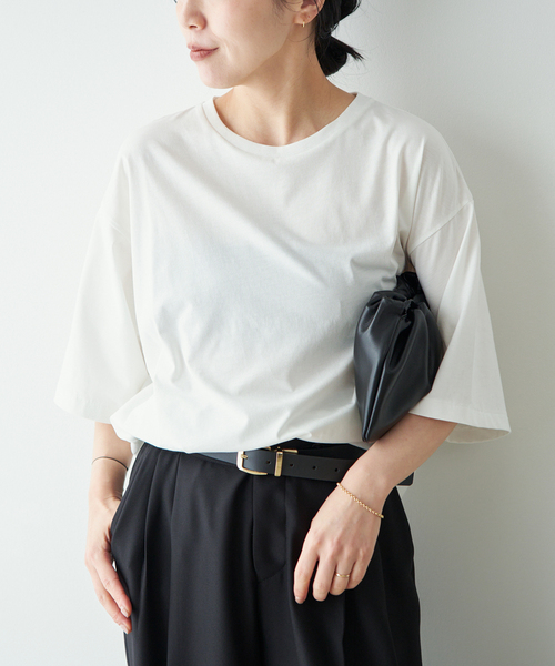 plage(プラージュ)の「mens like short Tシャツ(Tシャツ/カットソー・レディース・ブラック/ホワイト・FREE)」の7枚目の写真