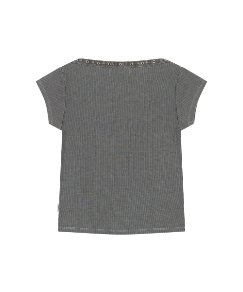 ORDINARY HOLIDAY（オーディナリー ホリデー）の「SNAP PIGMENT T-SHIRTS [GREY]（Tシャツ/カットソー・レディース・その他・FREE）」の4枚目の写真