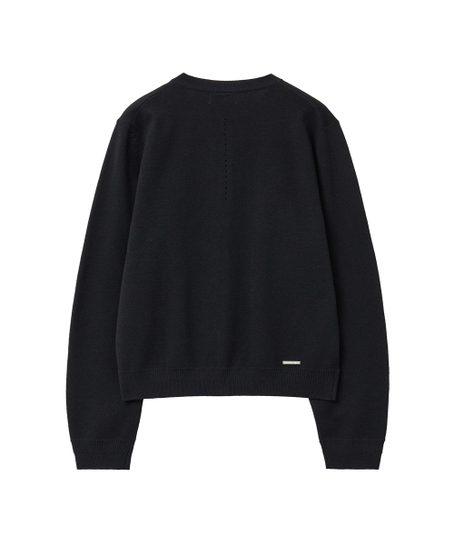 MISEKISEOUL MEN(ミセキソウルメンズ)の「Dual knit cardigan BLACK(カーディガン/ボレロ・メンズ・その他・1/2/3)」の3枚目の写真