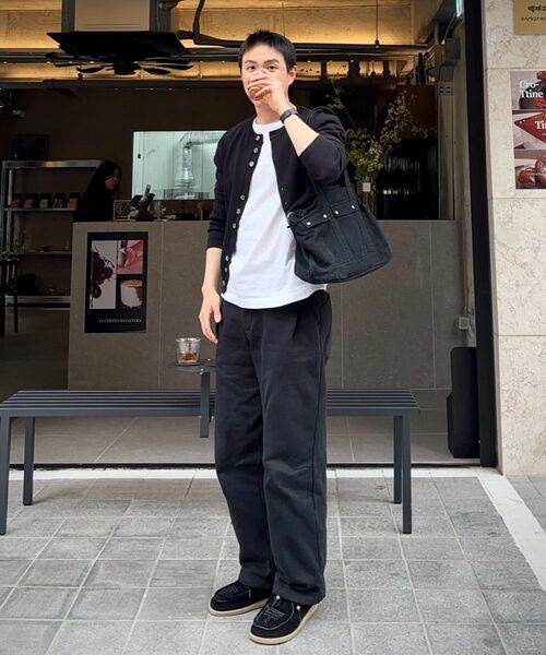 MISEKISEOUL MEN(ミセキソウルメンズ)の「Dual knit cardigan BLACK(カーディガン/ボレロ・メンズ・その他・1/2/3)」の4枚目の写真
