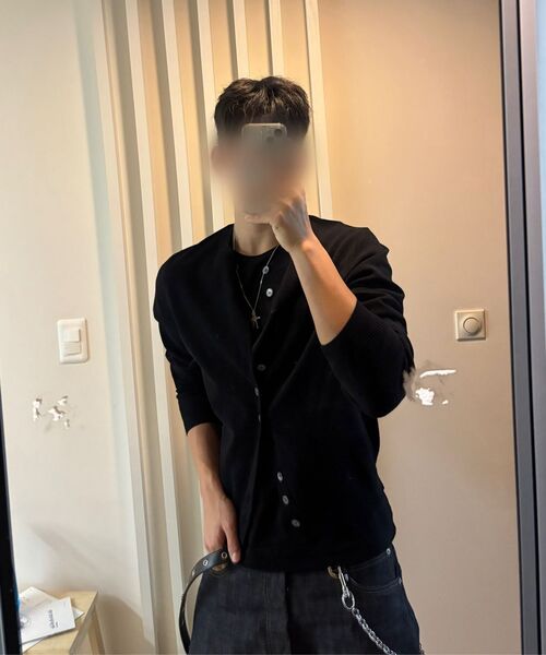 MISEKISEOUL MEN(ミセキソウルメンズ)の「Dual knit cardigan BLACK(カーディガン/ボレロ・メンズ・その他・1/2/3)」の10枚目の写真