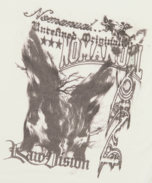 NOMANUAL(NOMANUAL)の「RAW SKETCHED LONG SLEEVE TEE - WHITE(Tシャツ/カットソー・レディース・その他・SMALL/MEDIUM/LARGE)」の5枚目の写真